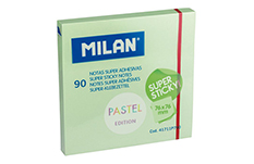 Бумага для заметок MILAN PASTEL зеленая 90 л 7.6*7.6