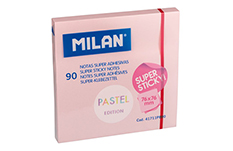 Бумага для заметок MILAN PASTEL розовая  90 л 7.6*7.6
