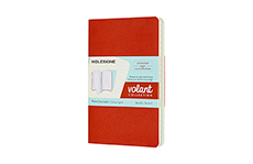 Блокнот Moleskine Volant Pocket 2 шт. (А6, в линейку, оранжевый/голубой)