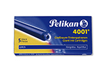 Картриджи Pelikan 4001 5 шт. (длинные, синие)