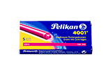 Картриджи Pelikan 4001 5 шт. (длинные, розовые)