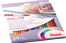 Набор Pentel Colour Pencils (24 акварельных карандашей)