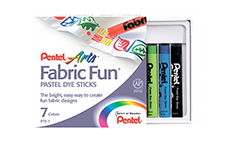 Набор Pentel FabricFun Pastels (пастель для ткани, 7 шт.)