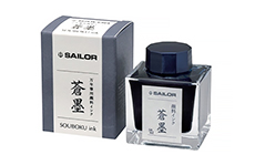 Чернила пигментные Sailor Souboku 50 мл (сине-черные)