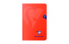 Тетрадь Clairefontaine Mimesys 11х17 (красная, в клетку)