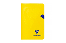 Тетрадь Clairefontaine Mimesys 11х17 (желтая, в клетку)