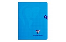 Тетрадь Clairefontaine Mimesys 17х22 (синяя, в клетку)