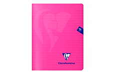 Тетрадь Clairefontaine Mimesys 17х22 (розовая, в линейку)