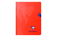 Тетрадь Clairefontaine Mimesys 17х22 (красная, в линейку)