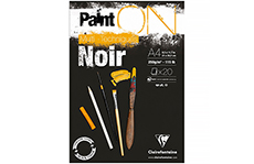 Clairefontaine Paint'ON Noir A4 альбом для смешанных техник