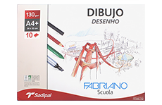 Бумага Fabriano Scuola A4 для рисования (10 листов, 130 г/м2)
