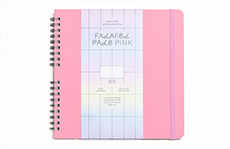 Falafel Books скетчбук для акварели Pale Pink (на пружине, 19×19 см)