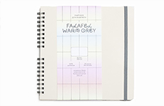 Falafel Books скетчбук для акварели Warm Grey (на пружине, 19×19 см)