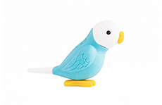 Ластик Iwako Parakeet Blue (голубой попугай)