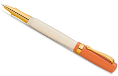 Kaweco Student 70's Soul роллер (кремовый с оранжевым)