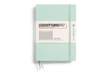 Leuchtturm1917 Medium A5 Mint Green (жесткая обложка, в клетку)