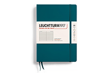 Leuchtturm1917 Medium A5 Pacific Green (жесткая обложка, в линейку)