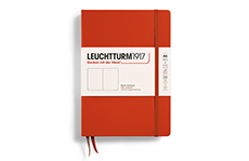 Leuchtturm1917 Medium A5 Fox Red (жесткая обложка, нелинованный)