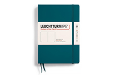 Leuchtturm1917 Medium A5 Pacific Green (жесткая обложка, нелинованный)