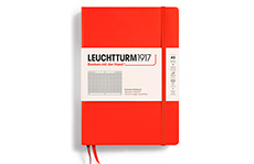 Leuchtturm1917 Medium A5 (жесткая обложка, лобстер, в клетку)