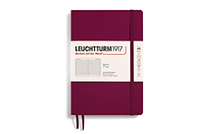 Leuchtturm1917 Softcover Medium A5 Port Red (мягкая обложка, в линейку)