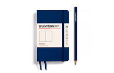 Leuchtturm1917 Pocket A6 Navy (жесткая обложка, нелинованный, синий неви)
