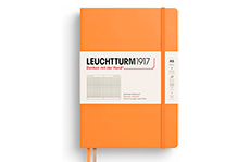 Leuchtturm1917 Medium A5 Apricot (жесткая обложка, абрикос, в клетку)