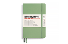 Leuchtturm1917 Paperback B6+ Sage (мягкая обложка, в линейку, шалфей)