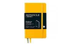 Leuchtturm1917 Monocle A6 (в точку, жесткая обложка, жёлтый)