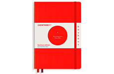 Leuchtturm1917 Bauhaus Edition A5 (жесткая обложка, красный, в синюю точку)