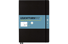 Leuchtturm1917 Sketchbook Master A4+ Black (жесткая обложка, черный)