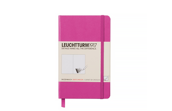 Leuchtturm1917 Sketchbook Pocket A6 Pink (жесткая обложка, розовый) 344657  