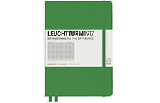 Leuchtturm1917 Medium A5 Spring Leaf (жесткая обложка, в клетку)