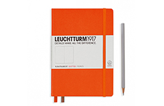 Leuchtturm1917 Medium A5 Orange (жесткая обложка, оранжевый, в точку)