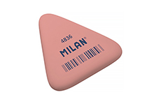 Ластик Milan 4863 (треугольный, розовый)