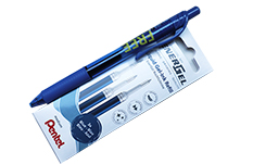 Набор стержней Pentel Energel LR7 3 шт. (синие, ручка в подарок)
