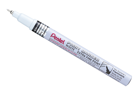 Pentel Permanent Paint Markers MFP10 Extra Fine Paint Marker - White Gold  Silver