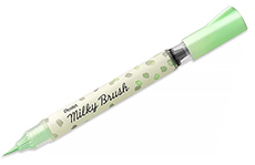 Pentel Milky Brush кисть (пастельный зеленый)