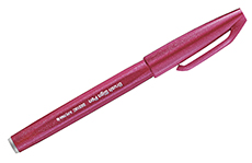 Pentel Touch Brush Pen (бордовый)