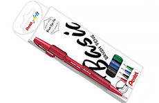 Набор Pentel Touch Brush Pen (красный, синий, зеленый, черный)