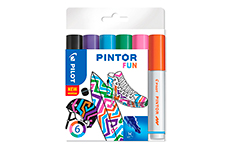 Набор маркеров Pilot Pintor Fun M (6 цветов)