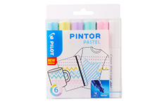 Набор маркеров Pilot Pintor Pastel M (6 цветов)