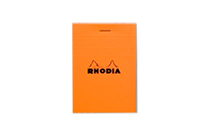 Rhodia Блокнот №11 74х105 мм оранжевый клетка