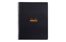 Rhodia 4 Colors Book (22.5х29.7 см, в клетку, черный)