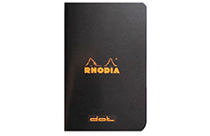 Тетрадь Rhodia Classic A7 (точка, черный)