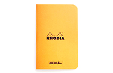 Тетрадь Rhodia Classic A7 (точка, оранжевый)