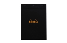 Блокнот Rhodia Basics №18 Black (21х29.7 см, в клетку)