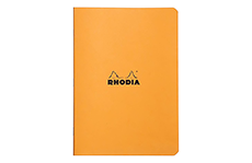 Тетрадь Rhodia Classic А5 (оранжевая, в клетку)