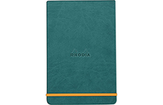 Блокнот Rhodiarama Webnotepad A5 96 листов (кожзам, темно-зеленый)