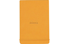 Блокнот Rhodiarama Webnotepad A5 96 листов (кожзам, оранжевый)